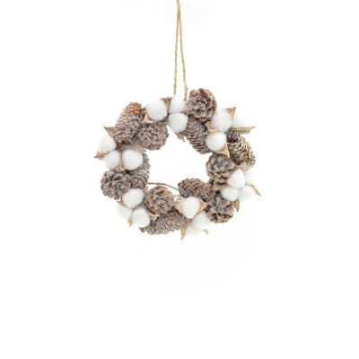 Faux PVC 8.66cm Christmas Wreath