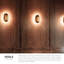 Perle 10-in Black dimmable LED Wall Sconce-519488801