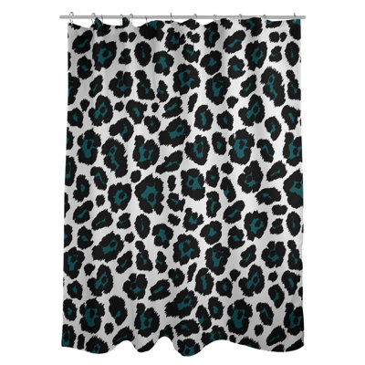 Animal Print Shower Curtain with Liner Included