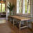 Modern Farmhouse Dining Bench
