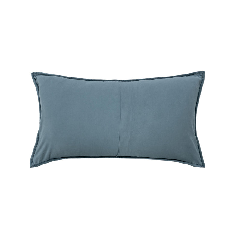 Bari Bedding, King Sham, Stone Blue