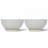 Set of 2 Modern Minimalist Plastic Outdoor Planter with Drainage Function-109269698