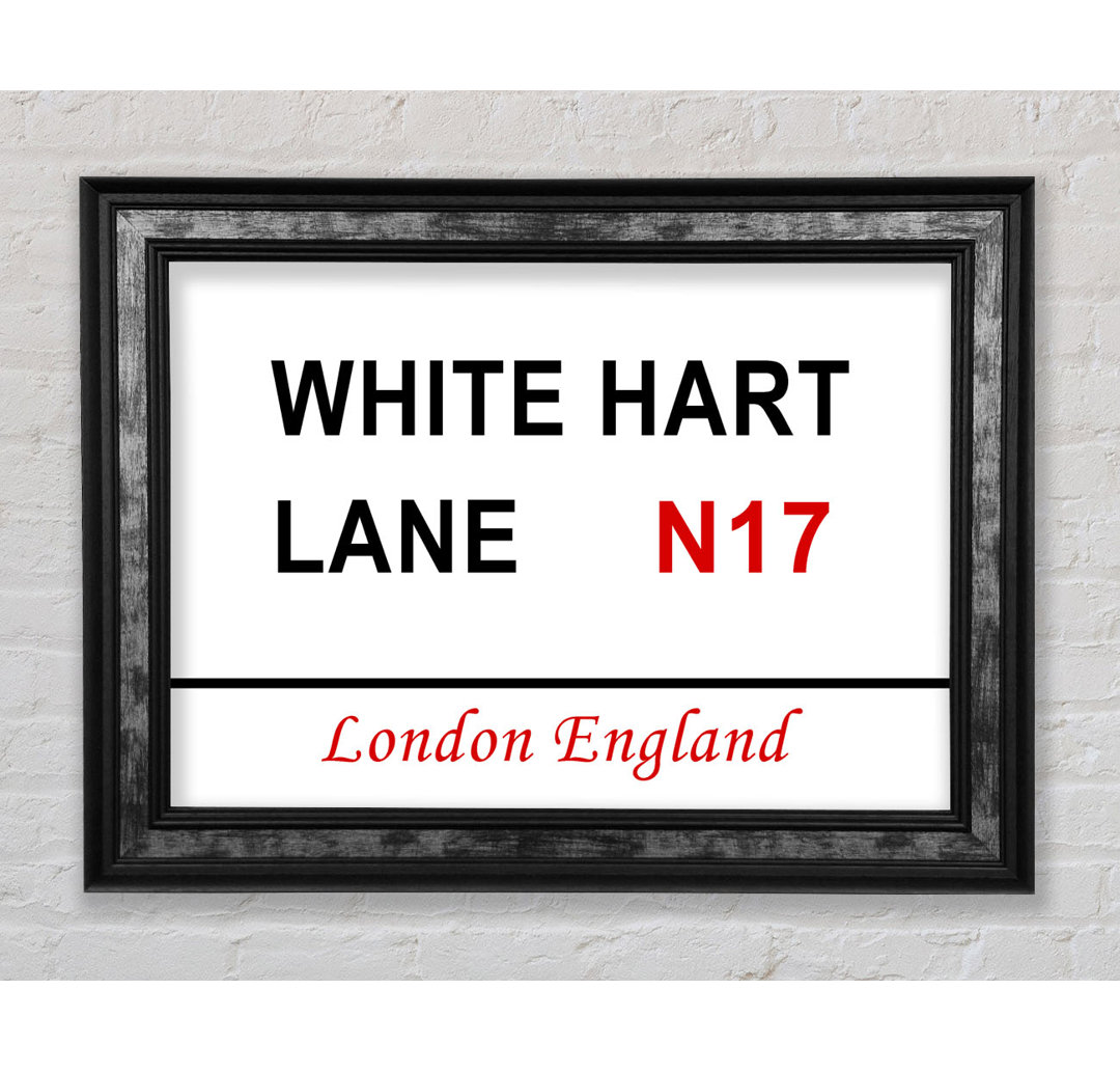 White Hart Lane Schilder - Drucken