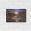«Sunset Cabin 1125» par Bigelow, art mural en métal-994893715