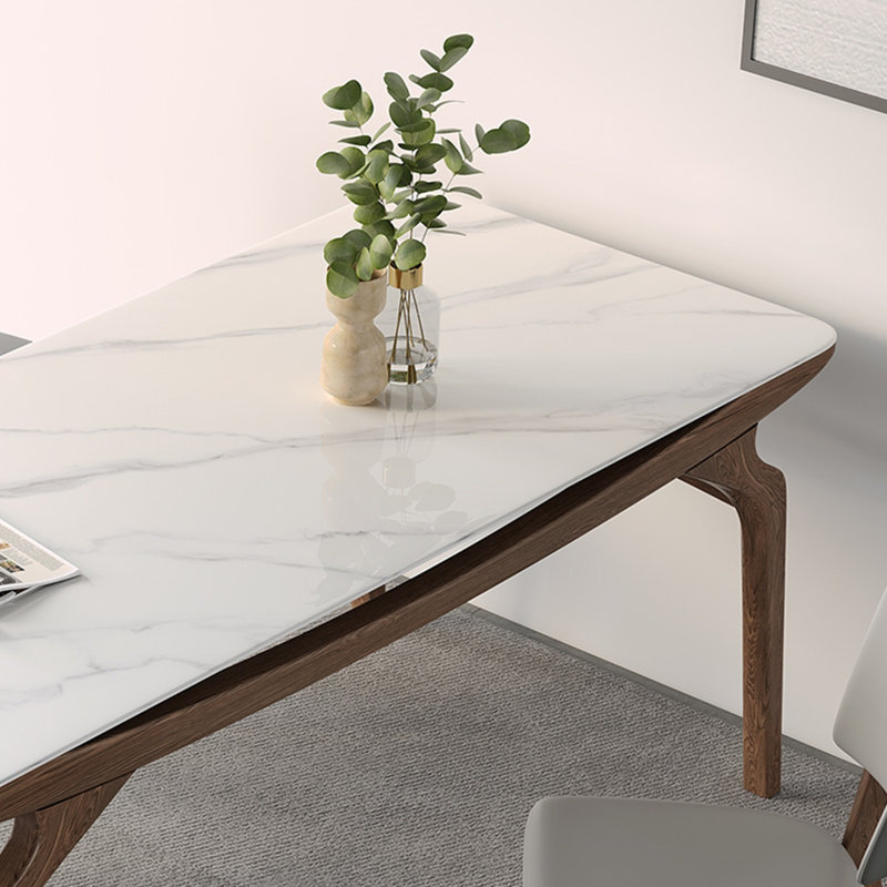Italian style simple modern dining table sets.