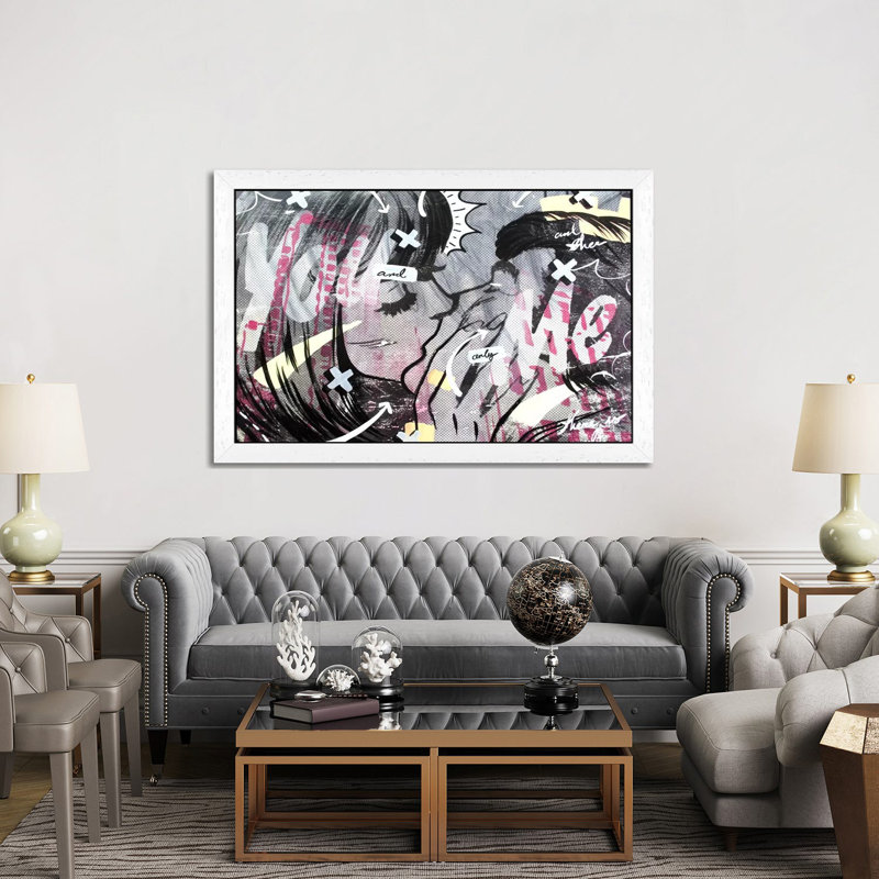 And Only by Dan Monteavaro - Print on Canvas, 152.5 cm H x 101.5 cm W, White Floater Framed