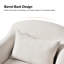 Fauteuil pivotant à housse Mcgee Modern Farmhouse-1712704962