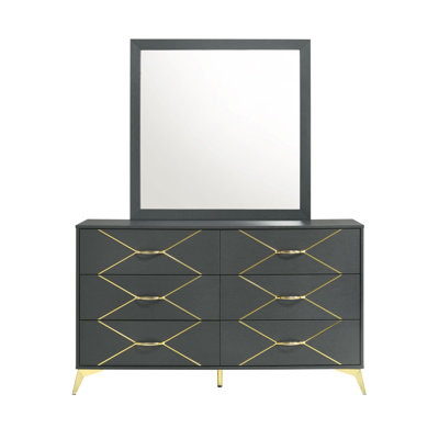 Brulee Square Dresser Mirror