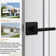Keyed Entry Lever Lock In Venetian Matt Black For Exterior Door HD1601-DB-ET-1P