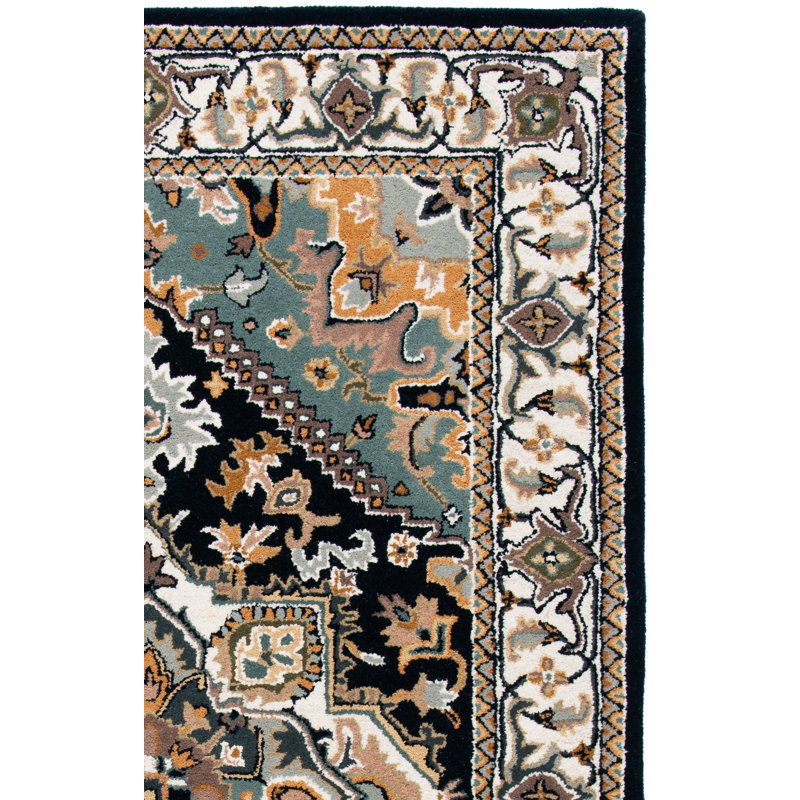 Tapis oriental en laine touffeté à la main Heritage, Carré 4 pi
