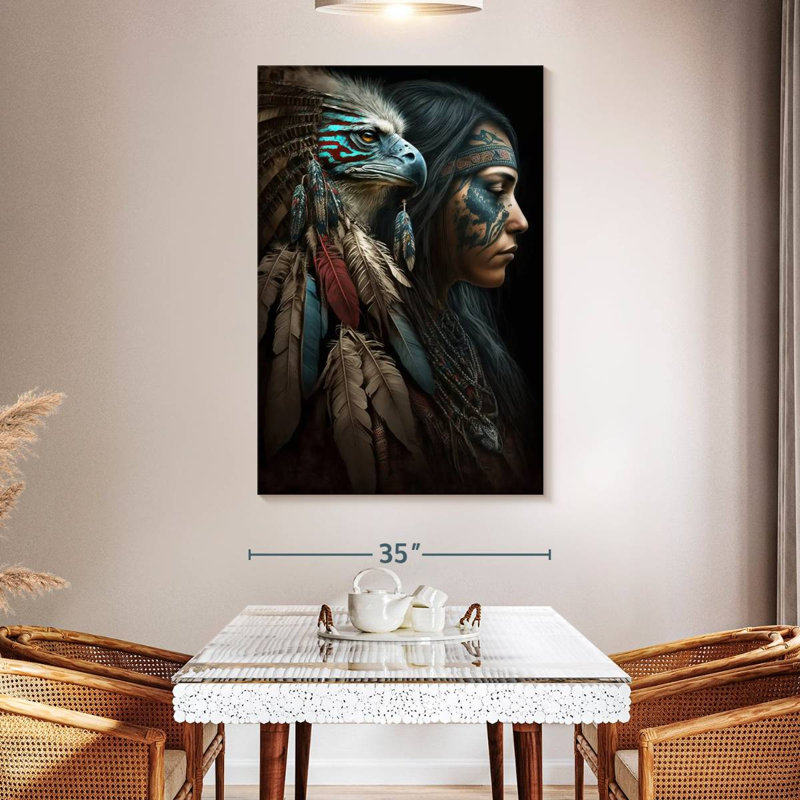 Lelar Eagle Spirit, 51" H x 34" W