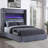 Haven Grey Upholstered Queen Bed