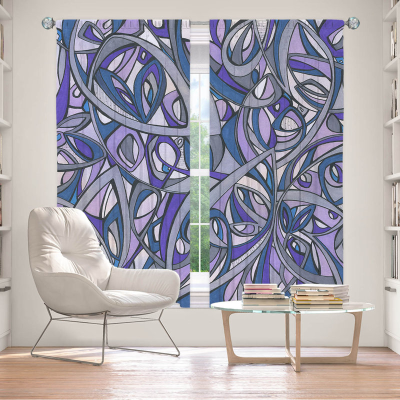 Ruthellen Room Darkening Curtain Pair, 40" W x 82" L