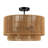 18 In. 4-light Tiered Drum Semi-flush Mount-1795476565