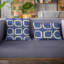 Coussin en coton à pois Block-1688838678