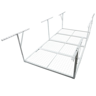 Support de rangement réglable pour plafond robuste 4 x 8 pi, capacité de 600 lb, organisateur de garage