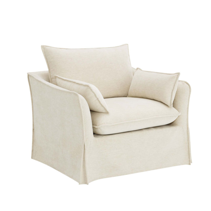 Chaise en lin Shane avec deux coussins, une assise confortable et élégante pour tout espace de vie