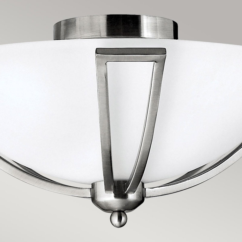 Fido Glass Semi Flush Mount