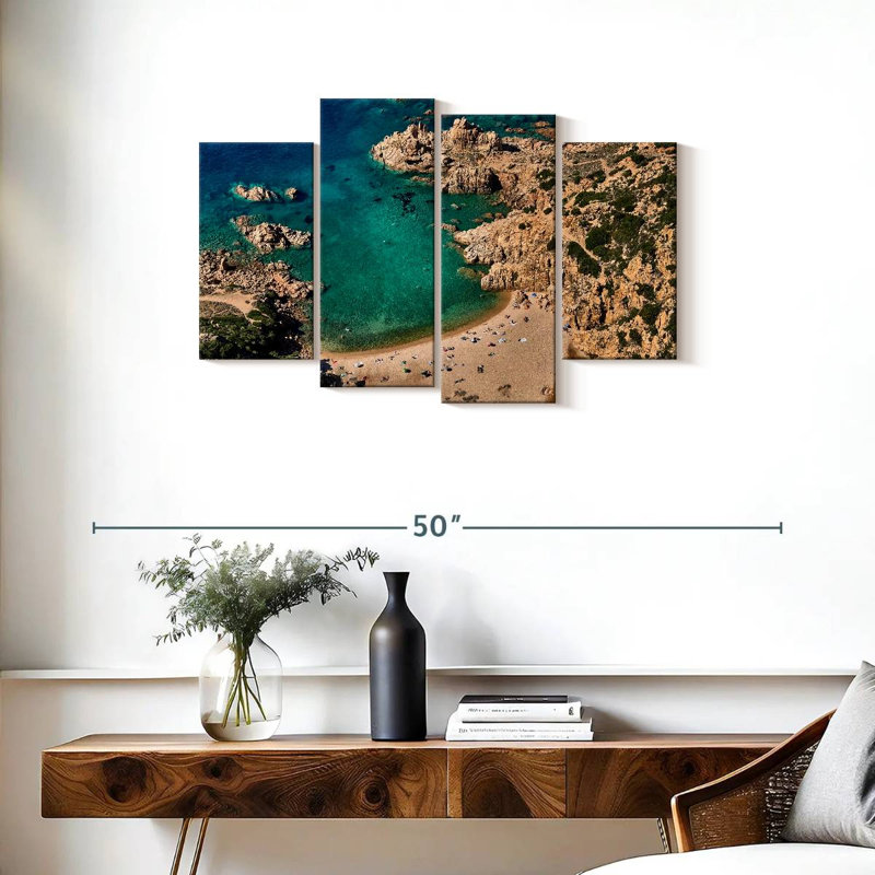 Gillard, côte de la Sardaigne, H 22 po x l 36 po