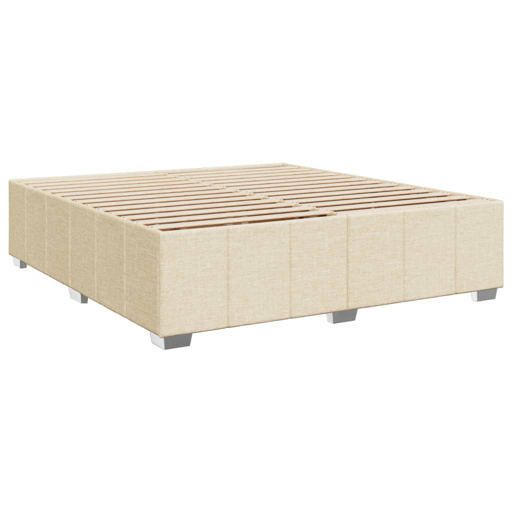 Vidaxl Boxspringbett Mit Matratze Hellgrau 160X200 Cm Stoff