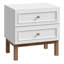 Silvino 55.2cm W Manufactured Wood Bedside Table