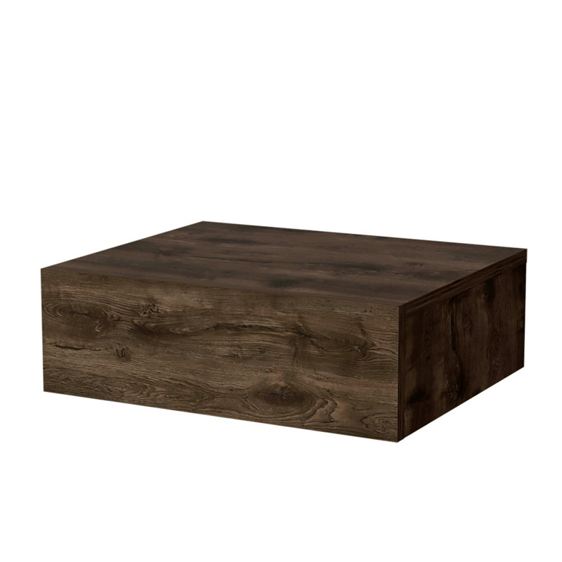 Table de chevet Demarcos, Brun foncé