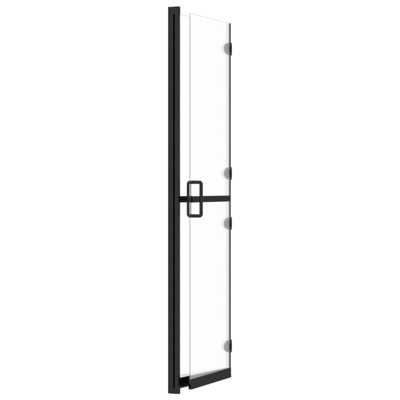 Mckernan Folding / Bi-Fold Semi-Frameless Tub Door with Clear Glass, 190cm H x 90cm W