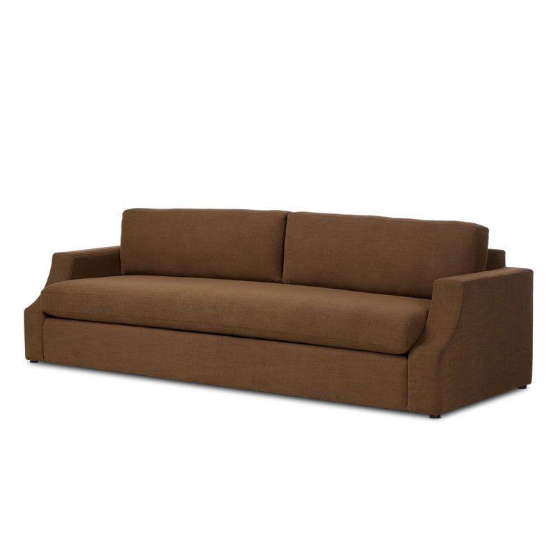 Delfino Sofa - 105"-Crypton Nomad Mushroom, Crypton Nomad Mushroom