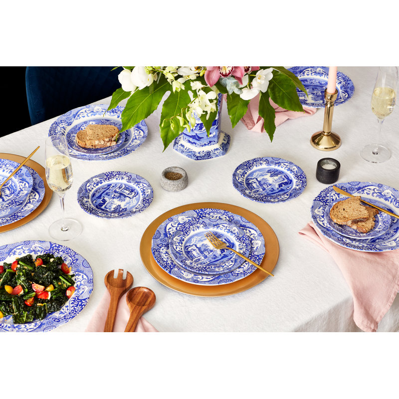 Spode Blue Italian 12-Pc Set W Mug