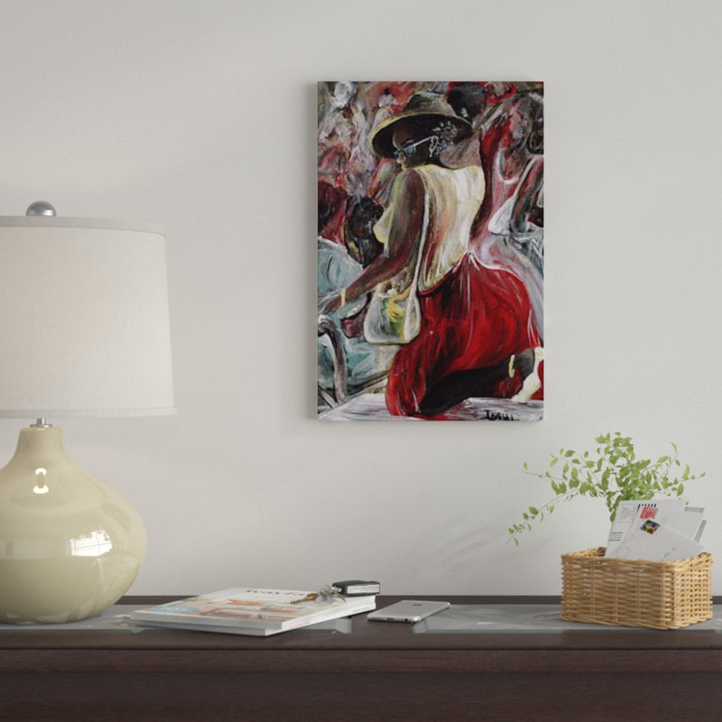«Profilage», reproduction sur toile, H 12 po x l 8 po x P 0,75 po, Pas de tapis, Toile tendue
