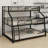 Triple Bunk Bed With Long And Short Ladder And Full-Length Guardrails