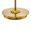 Mocha Check LED Rechargeable Dome Table Lamp