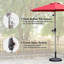 Parasol de table d'extérieur avec bouton poussoir inclinable et manivelle-2039604676-2039604687