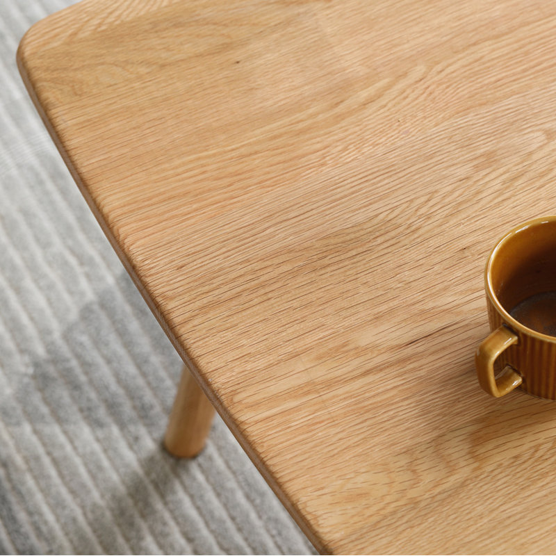 Solid Wood Coffee Table, 39.37