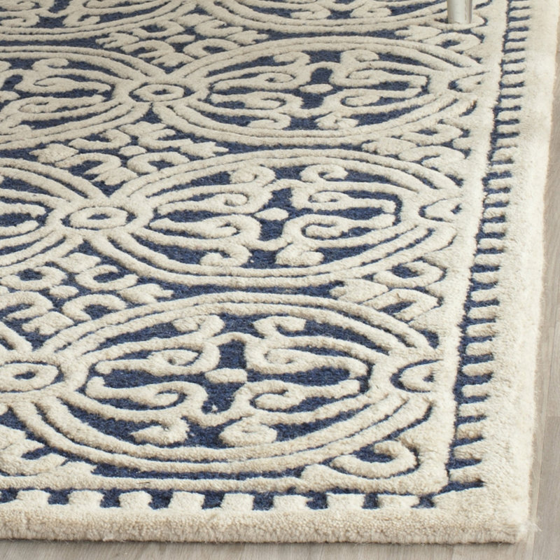 McQuitty Wool Hand Woven Area Rug, Rectangle 91 x 152cm
