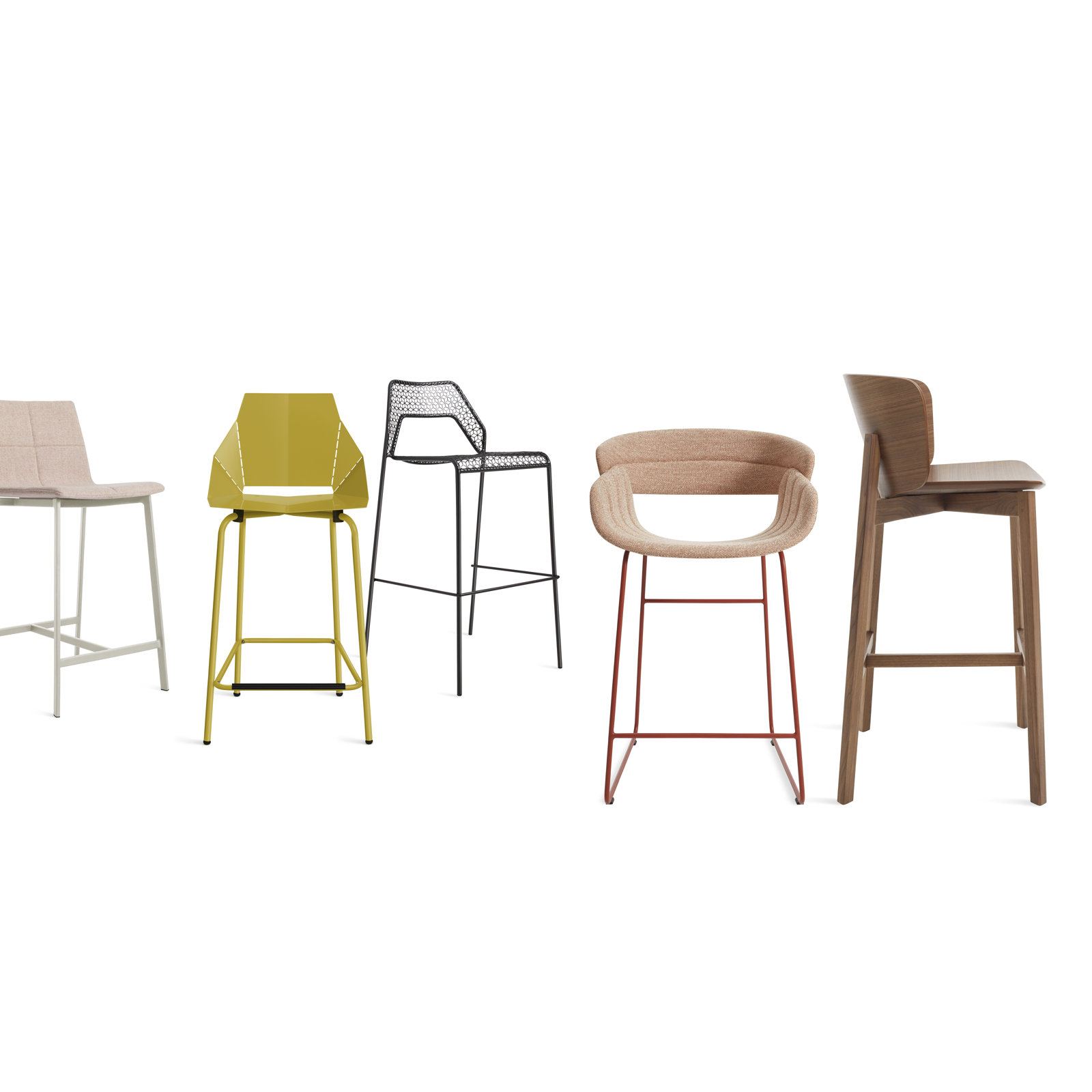 Hot Mesh Outdoor Bar Stool, Black, Bar Stool (30.5" Seat Height)