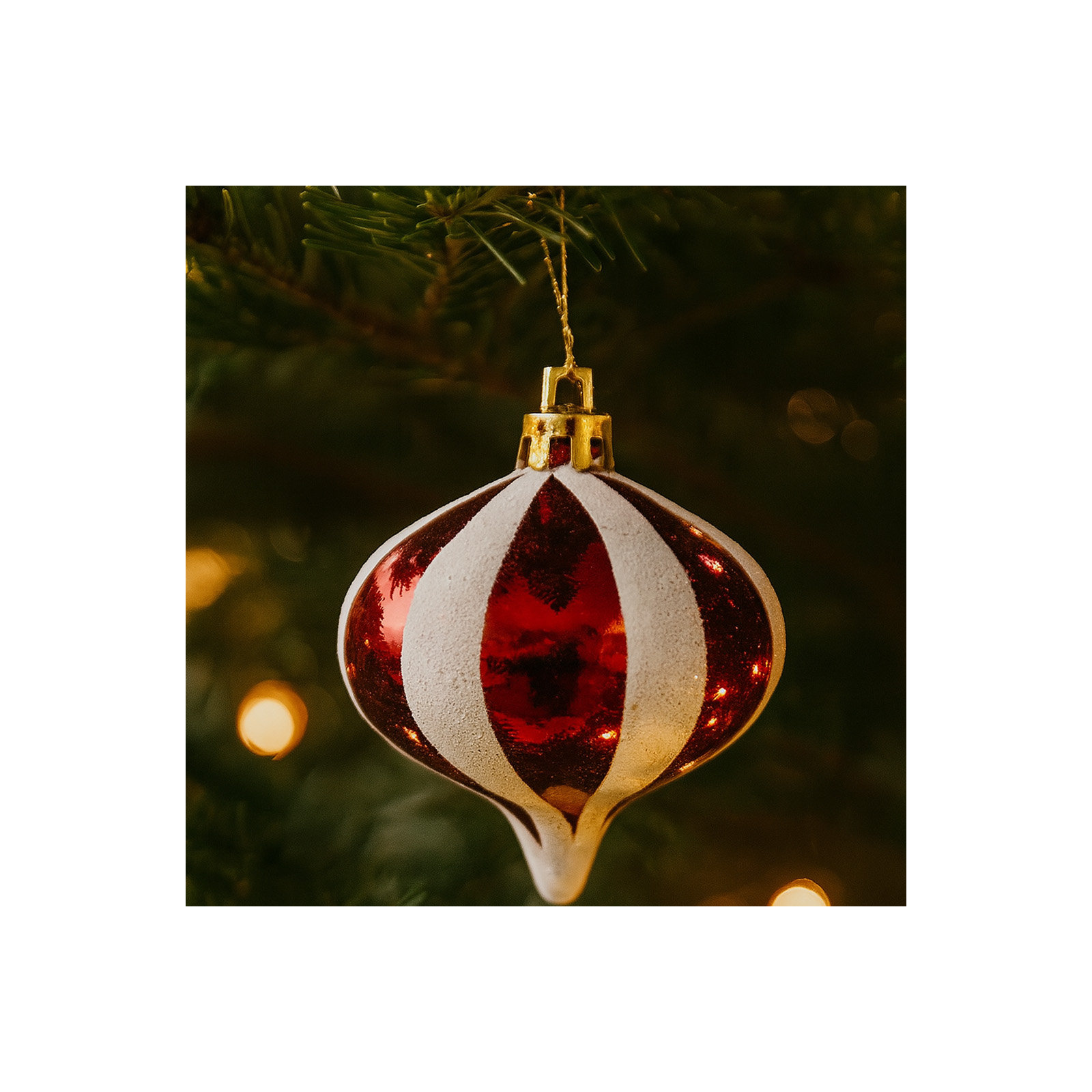 36 Piece Solid Ball Ornament Set, Red