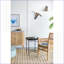 Table basse moderne en bois de teck de 19,7 po x 19,7 po x 23,6 po Modern