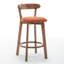 Tabouret de bar en bois massif Nordic-1044990161