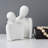 Ceramic Couple Statues For Home Decor, Hugging Couple Figurines For Shelf And Table Decor, Modern Romantic Sculptures For Living Room Bedroom Office Decor-1843876840