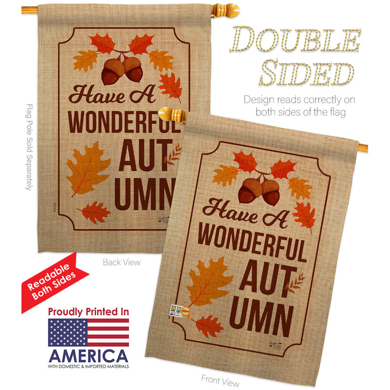 Double Sided 40'' H x 28'' W Polyester House Flag