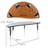 Goddard 47.5" Circle Wave Flexible Laminate Activity Table Set with 16" Student Stack Chairs-53749970-53951763