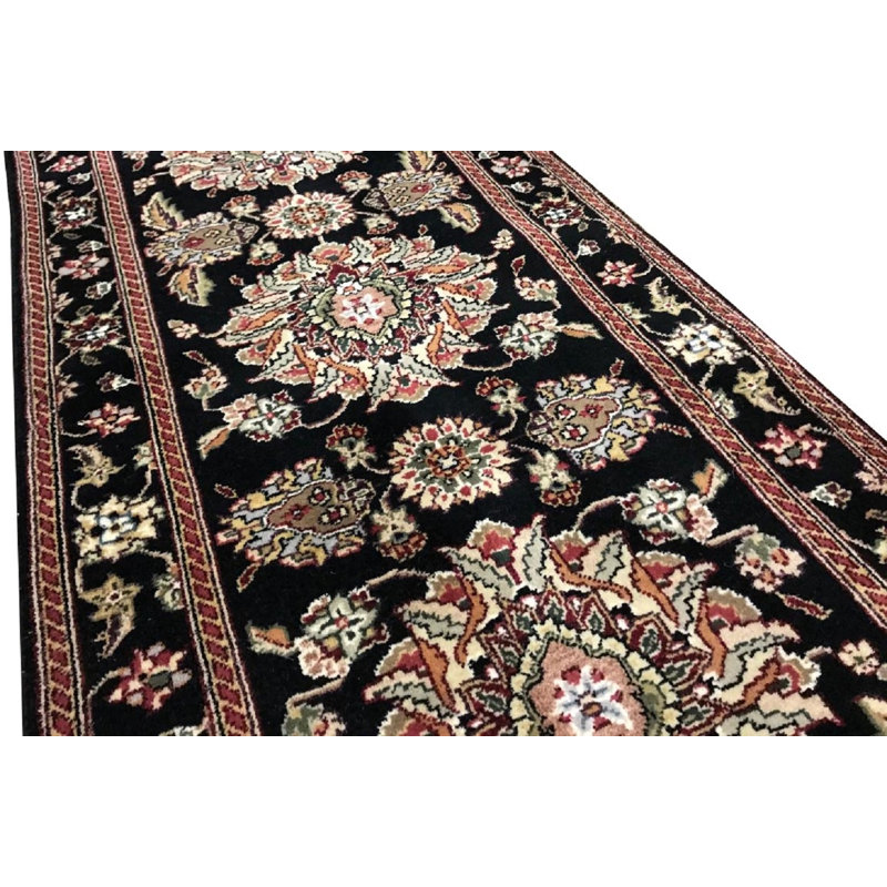 Hand-Knotted High-Quality Beige Runner