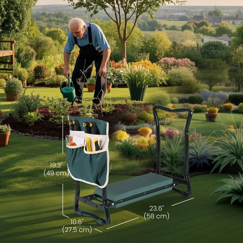 Tabouret de jardin en métal