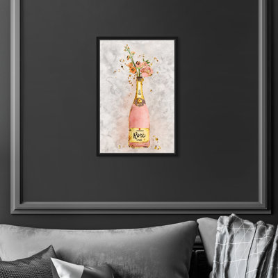" Champagne Rosado " Painting Print