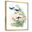 Colibri rétro II - peinture sur toile-59814509-59814513