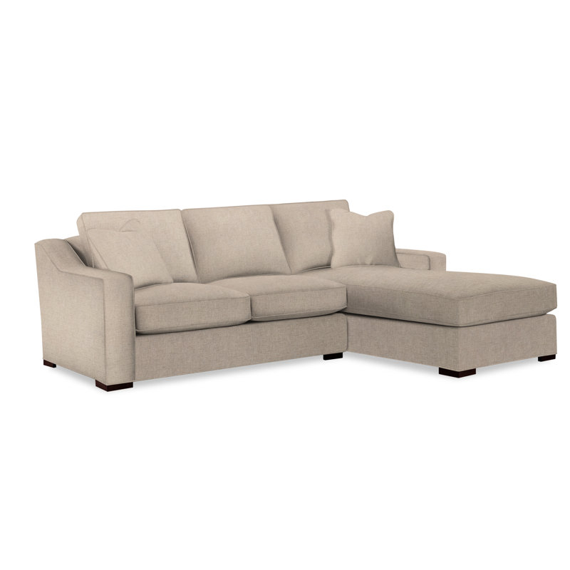 Armanti Chaise Sectional, City Dark, Right Hand Facing, Pearl Polyester 71608L17