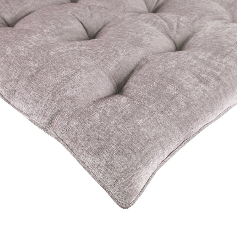 Coussin de sol en poly chenille 27 po x 74 po, Rosé