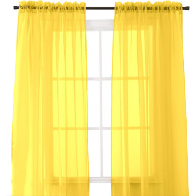 Yaelle Semi Sheer Curtain Pair
