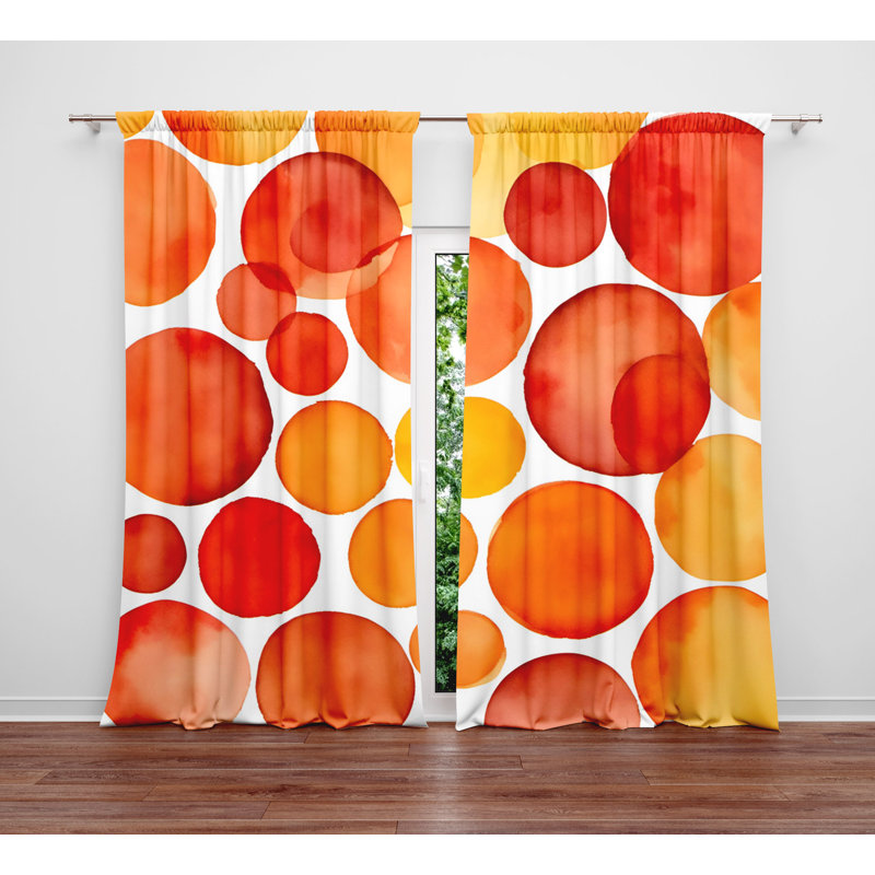 Paire de rideaux semi-transparents en polyester Settera, L 40 po x L 82 po